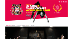 Desktop Screenshot of bboychampionships.com